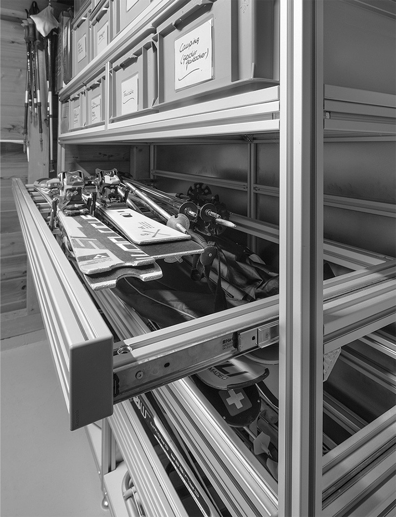 Skilagerung Schublade ORDFLEX Skilagerung Schublade ORDFLEX